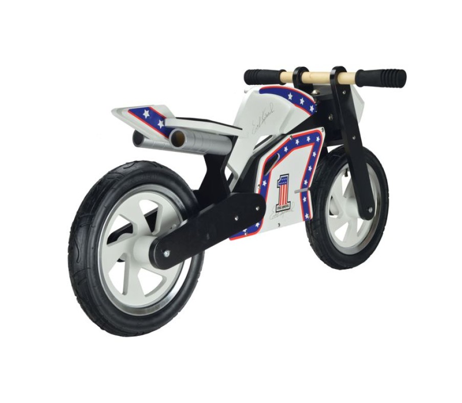 Kiddimoto Evel Knievel Moto Scooter - Kiddimoto | Draisiennes Y Bicicletas De Madera