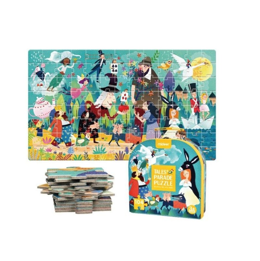 Mideer Rompecabezas Cuentos Infantiles 104 Piezas - Mideer | Puzzles De 100 A 200 Piezas