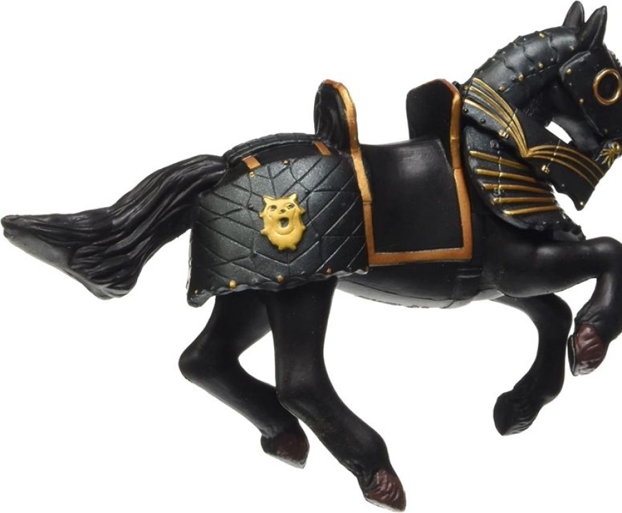 Papo Figura Caballo De Caballero Con Armadura Negra Papo | Mundo De Fantasia