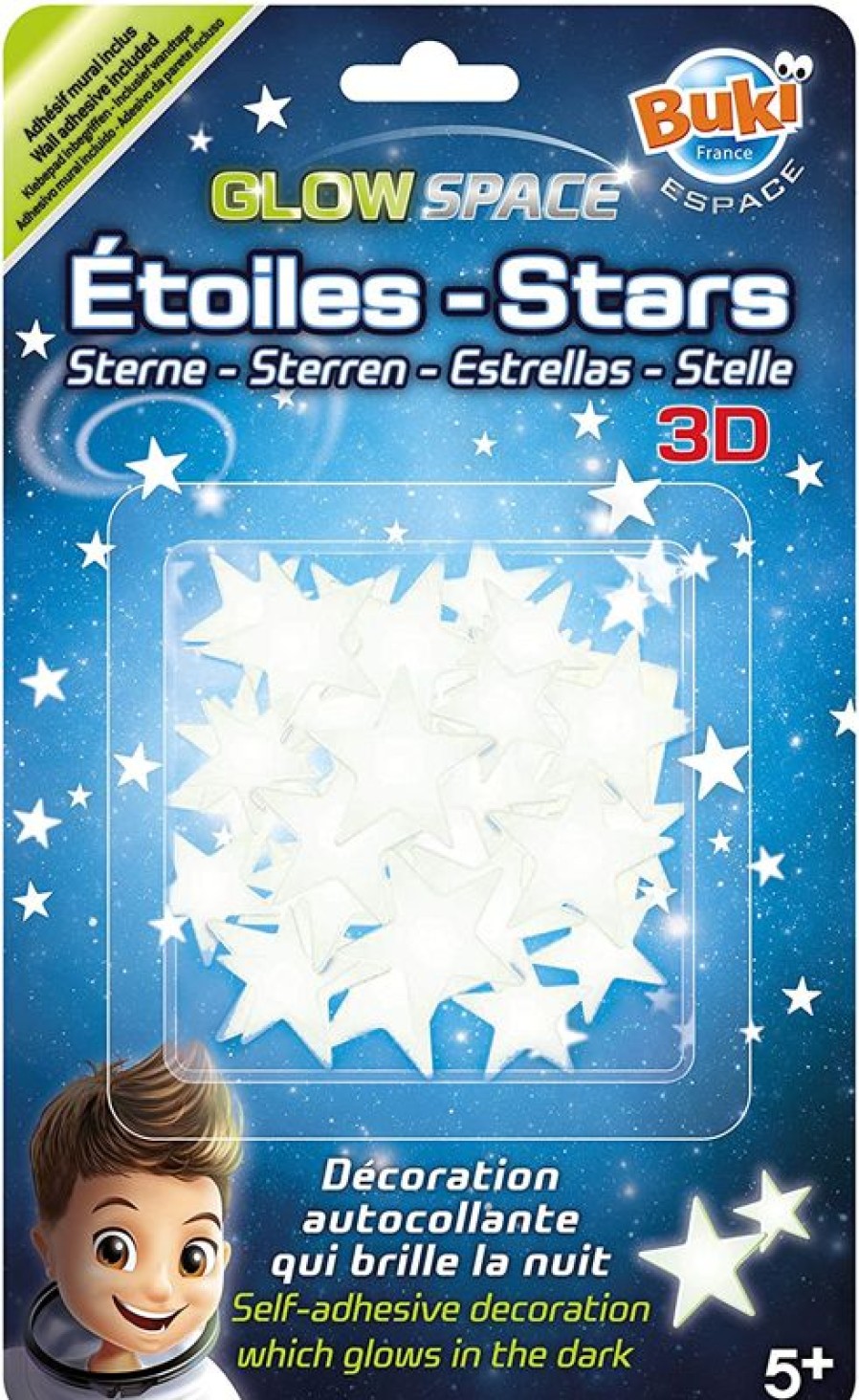 Buki France Estrellas 3D - Buki France | Relojes Despertadores, Marcos De Fotos, Medidores De Altura, Espejos...