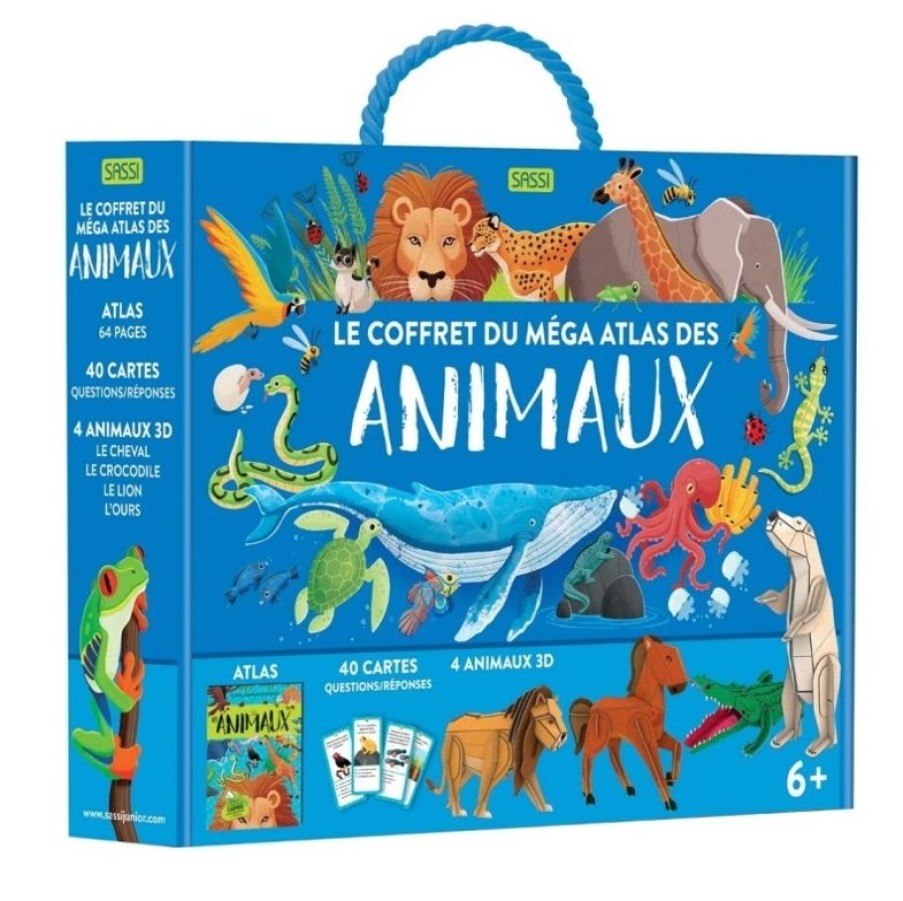 Sassi Junior Mega Atlas De Animales - Sassi Junior | Libros