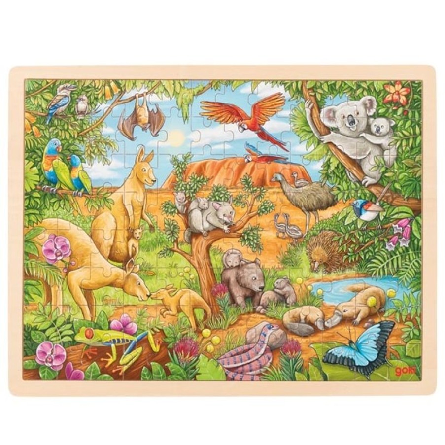 Goki Animales De Australia Puzzle - Goki | Puzzles De 100 A 200 Piezas