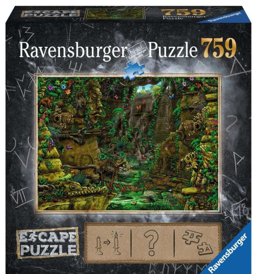 Ravensburger Puzzle De Escape - Templo Ankor Wat - Ravensburger | Puzzles De 250 Piezas Y Mas