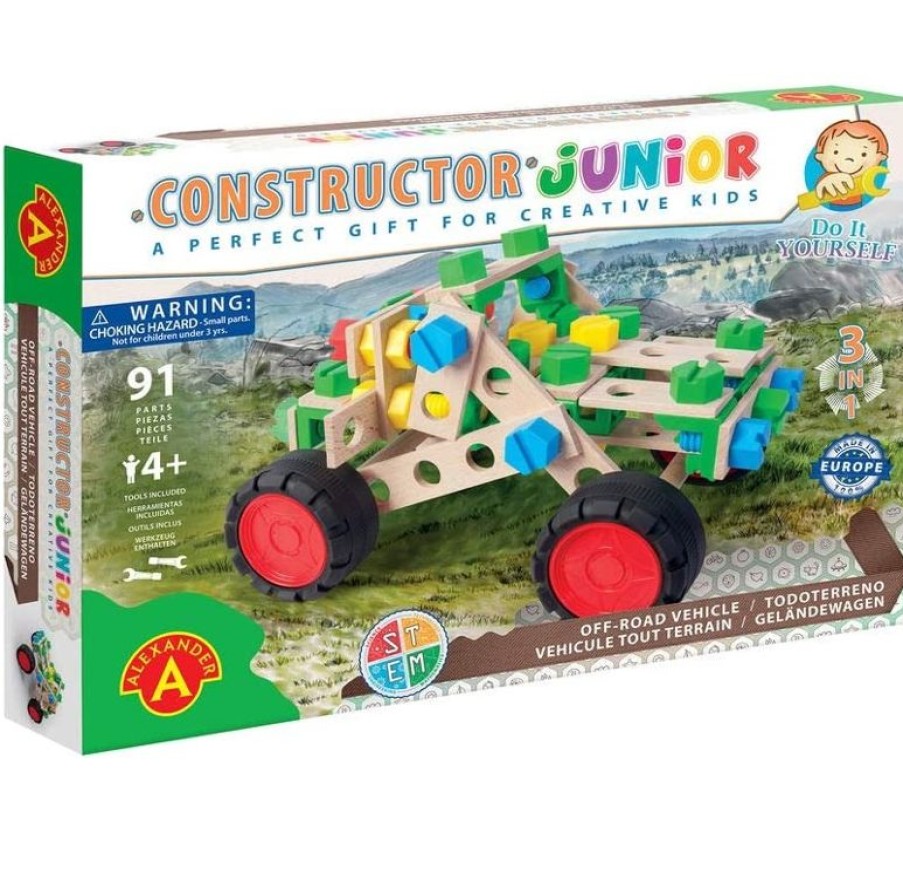 Alexander Toys Constructor Junior 3X1 - Vehiculo Todoterreno - Alexander Toys | Constructor