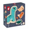 Janod 4 Puzles Evolutivos Dino - Janod | Puzzles Para Ninos