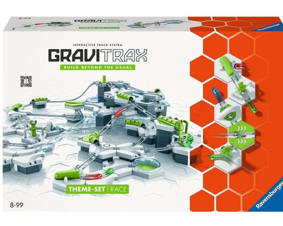 Ravensburger Gravitrax - Starter-Set Race 180 Piezas - Ravensburger | Circuitos Y Toboganes De Bolas