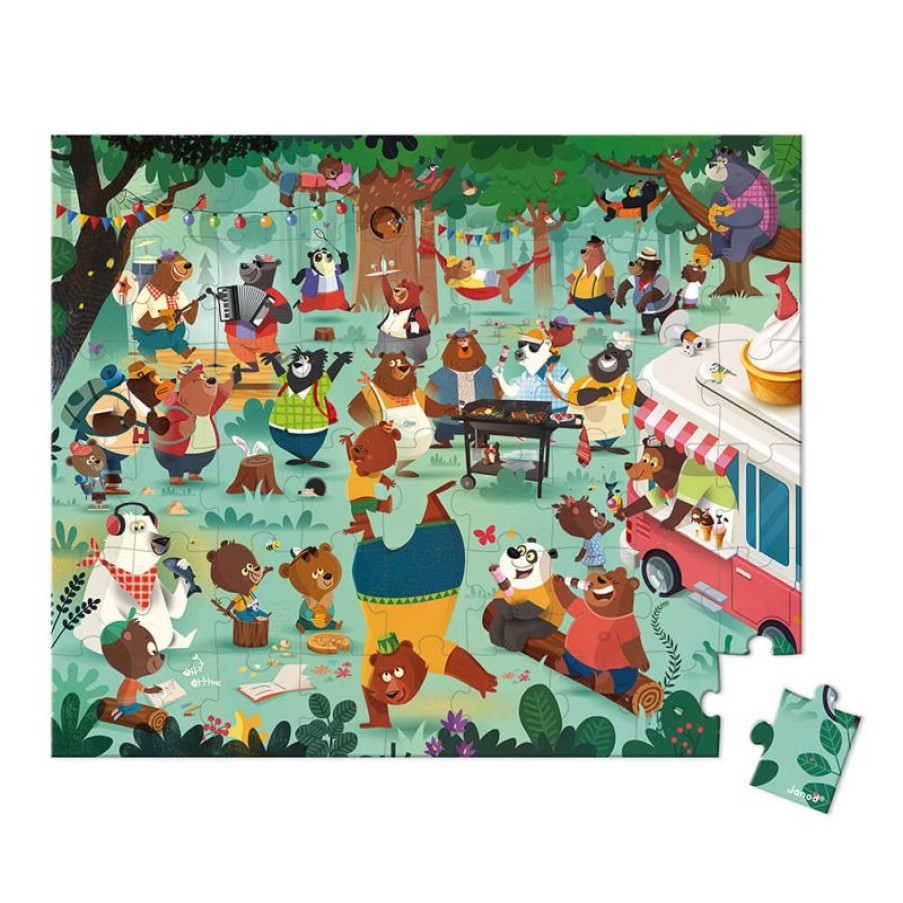 Janod Rompecabezas Del Oso Primo 54 Piezas - Janod | Puzzles De 50 A 80 Piezas