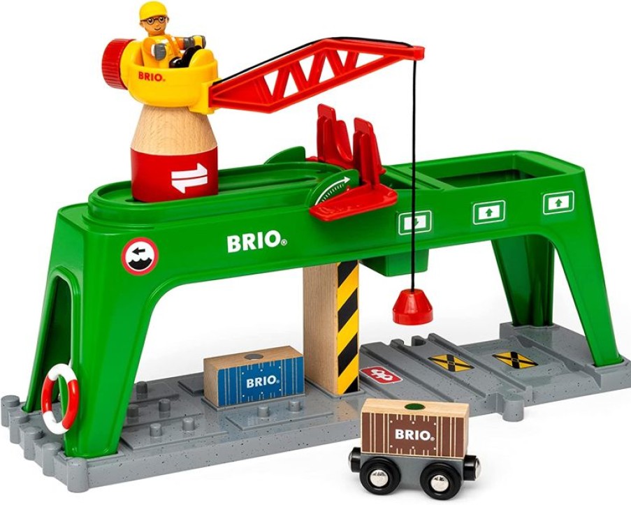 Brio Grua De Carga De Doble Via - Brio | Estaciones De Ferrocarril, Puentes Y Edificios De La Brio