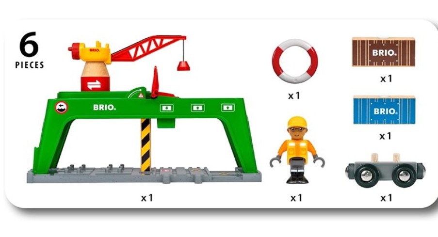 Brio Grua De Carga De Doble Via - Brio | Estaciones De Ferrocarril, Puentes Y Edificios De La Brio