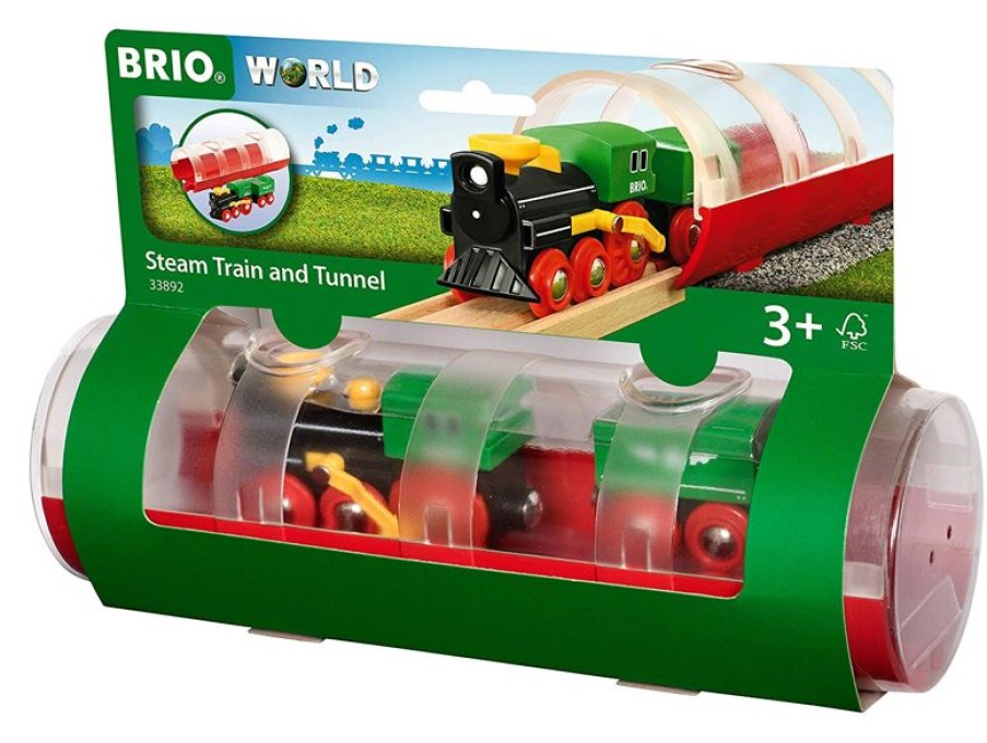 Brio Tren De Vapor Y Tunel - Brio | Locomotoras, Vagones Y Trenes Brio