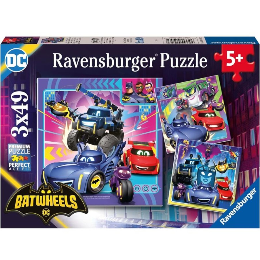 Ravensburger Puzzle Batwheels 3X49 Pcs - Ravensburger | Puzzles De 20 A 48 Piezas