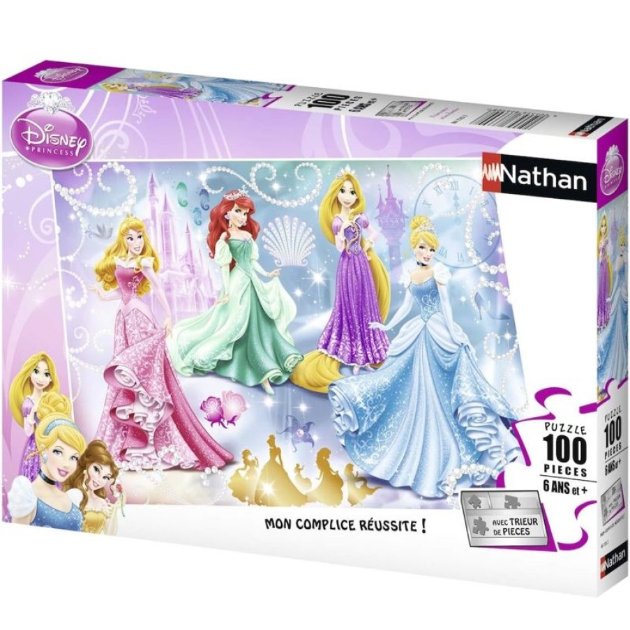 Nathan Puzzle Princesas Disney 100 Pz - Nathan | Puzzles De 100 A 200 Piezas