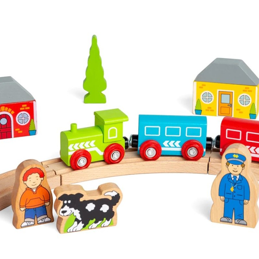 Bigjigs Toys Mi Primer Juego De Trenes - Bigjigs Toys | Rutas Del Tren Brio