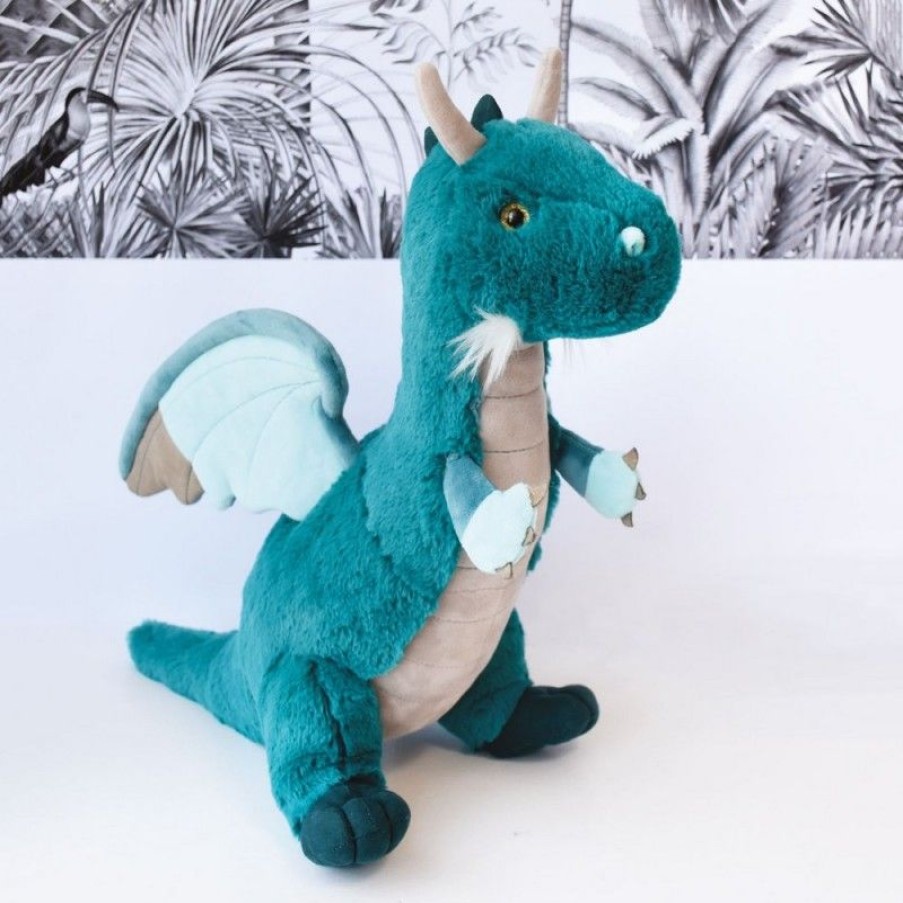 Histoire d'Ours Peluche Dragon Esmeralda 40 Cm - Histoire D'Ours | Peluches