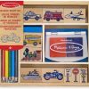 Melissa & Doug Sellos De Vehiculos - Melissa & Doug | Actividades Creativas De Ocio