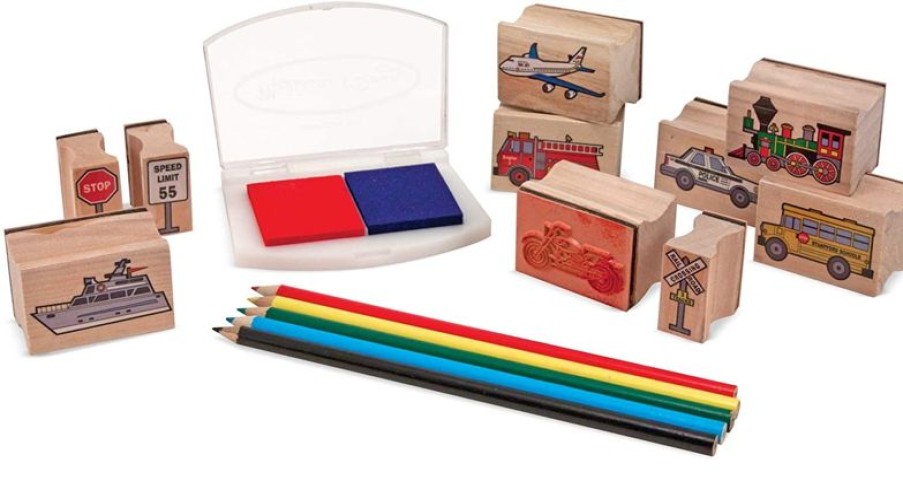 Melissa & Doug Sellos De Vehiculos - Melissa & Doug | Actividades Creativas De Ocio