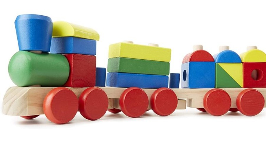 Melissa & Doug Tren De Madera - Melissa & Doug | Bloques De Construccion