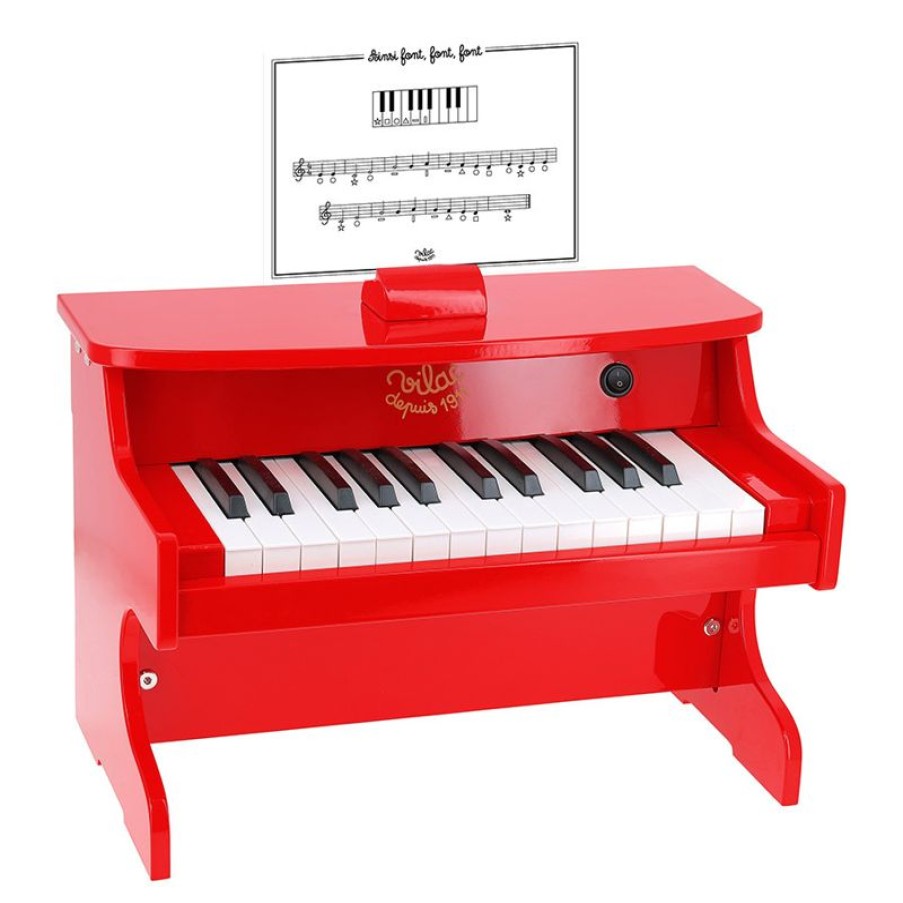 Vilac Piano Electronico Rojo - Vilac | Instrumentos Musicales