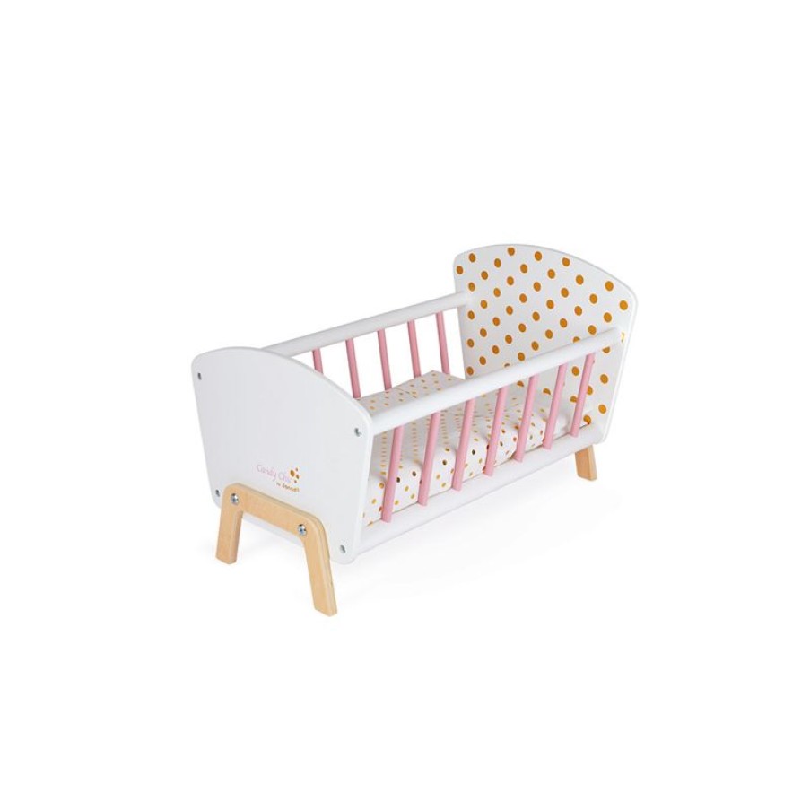 Janod Cama Para Munecas Candy Chic - Janod | Cunas, Sillas De Paseo, Cochecitos...